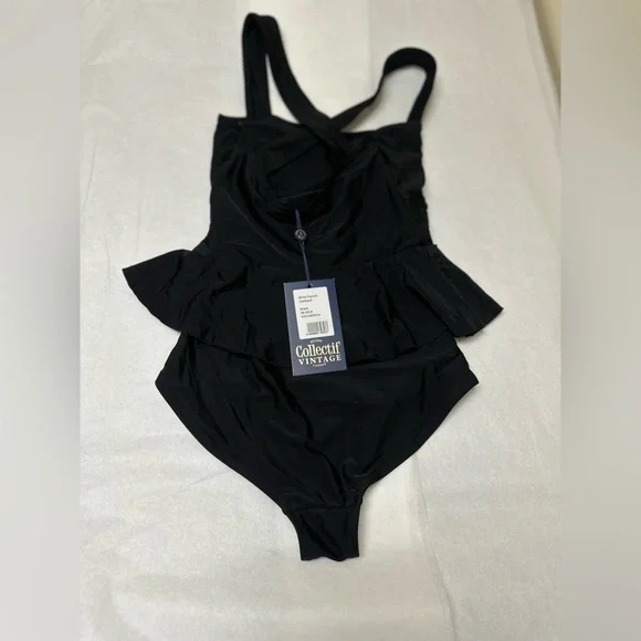 NWT✔️
MILLIE COLLECTIF VINTAGE PEPLUM WOMENS SWIMSUIT Sz; XS - Picture 5 of 9